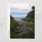Cape Cove, Cape Perpetua, Oregon Postkarte (Vorne/Hinten)