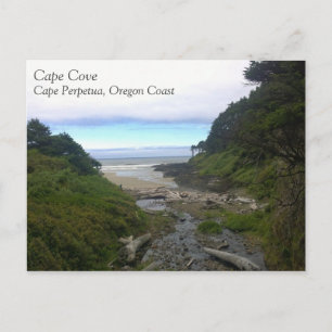 Cape Cove, Cape Perpetua, Oregon Postkarte