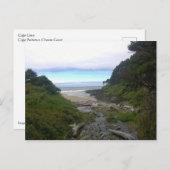 Cape Cove, Cape Perpetua, Oregon Postkarte (Vorne/Hinten)