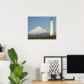 Cape Egmont Lighthouse and Mt Taranaki / Mt Poster (Heimbüro)
