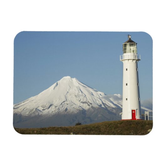 Cape Egmont Lighthouse und Mt Taranaki / Mt Magnet (Horizontal)