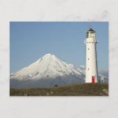 Cape Egmont Lighthouse und Mt Taranaki / Mt Postkarte (Vorderseite)