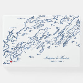 Cape Elizabeth Maine Casco Bay Wedding Gästebuch