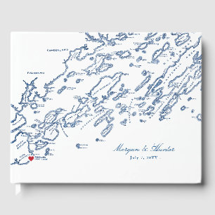 Cape Elizabeth Maine Casco Bay Wedding Gästebuch