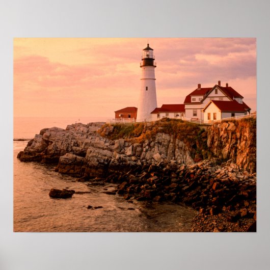Cape Elizabeth | Scheinwerfer für Portland | Maine Poster (Vorne)