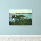 Cape Elizabeth View von zwei Leuchttürmen Leinwanddruck (Insitu (Holzboden))