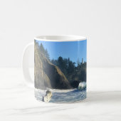 Cape Enttäuschung Lighthouse, Washington Kaffeetasse (Vorderseite Links)