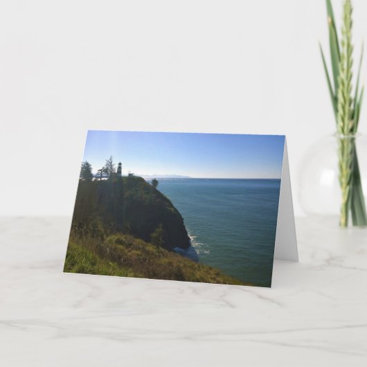 Cape Enttäuschung Lighthouse, Washington Karte (Vorderseite)