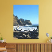 Cape Enttäuschung Lighthouse, Washington Leinwanddruck (Insitu (Wohnzimmer))