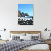 Cape Enttäuschung Lighthouse, Washington Leinwanddruck (Insitu (Schlafzimmer))