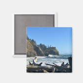 Cape Enttäuschung Lighthouse, Washington Magnet (Vorderseite/Rückseite)