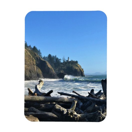 Cape Enttäuschung Lighthouse, Washington Magnet (Vertikal)
