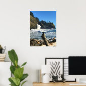 Cape Enttäuschung Lighthouse, Washington Poster (Heimbüro)