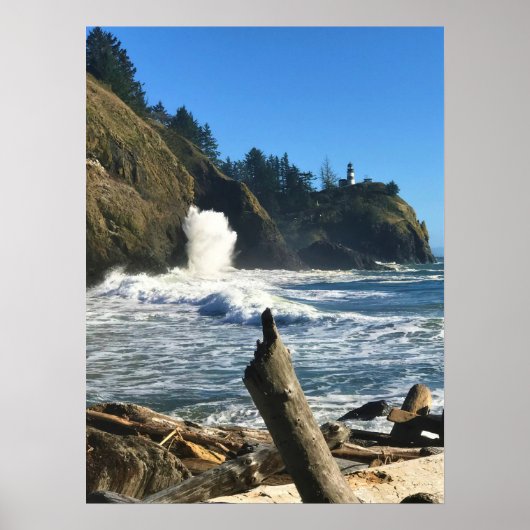 Cape Enttäuschung Lighthouse, Washington Poster (Vorne)