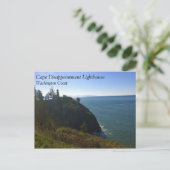 Cape Enttäuschung Lighthouse, Washington Postkarte (Stehend Vorderseite)