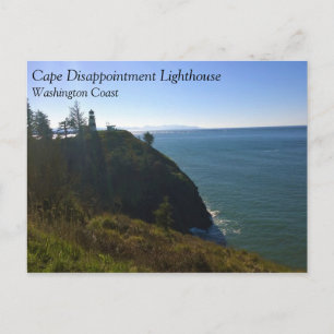 Cape Enttäuschung Lighthouse, Washington Postkarte