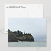 Cape Enttäuschung Lighthouse, Washington Postkarte (Vorne/Hinten)
