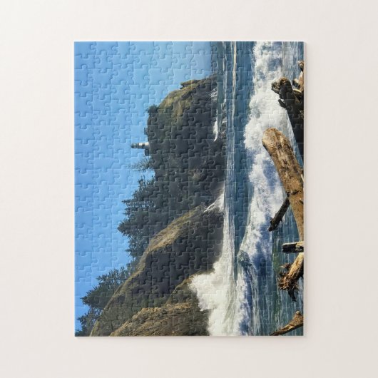 Cape Enttäuschung Lighthouse, Washington Puzzle (Vertikal)