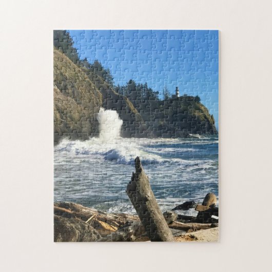 Cape Enttäuschung Lighthouse, Washington Puzzle (Vertikal)