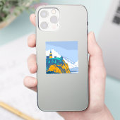 Cape Enttäuschung mit Lighthouse Aufkleber (Telefon)