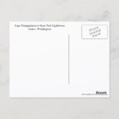 Cape Enttäuschung Staat Park Lighthouse Reisen Postkarte (Rückseite)