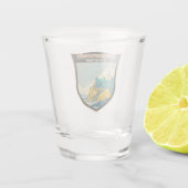 Cape Enttäuschung Staat Park Washington Vintag Schnapsglas (Rückseite)