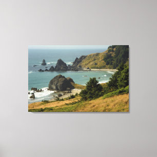 Cape Ferrelo, Vista, Ozean, Seebecken, Cove Leinwanddruck