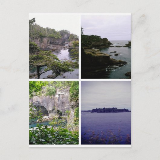 Cape Flattery Collage Postkarte (Vorderseite)
