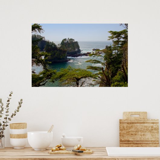 Cape Flattery Inlet, Washington Print Poster (Küche)