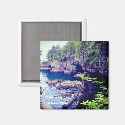 Cape Flattery Magnet (Vorderseite/Rückseite)