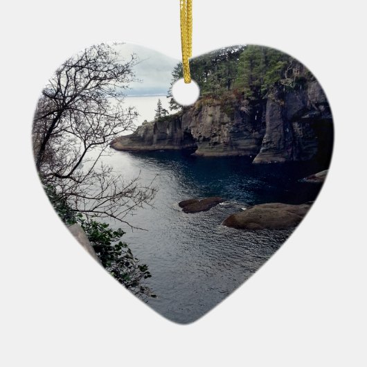 Cape Flattery Olympische Halbinsel - Washington Keramik Ornament (Vorne)