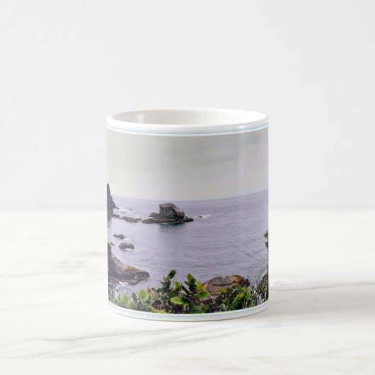 Cape Flattery Panoramaaussicht Tasse (Mittel)