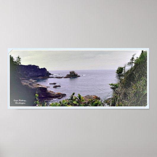 Cape Flattery Panoramaposter Poster (Vorne)