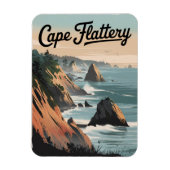 Cape Flattery Vintag Magnet (Vertikal)
