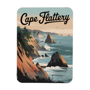 Cape Flattery Vintage Magnet