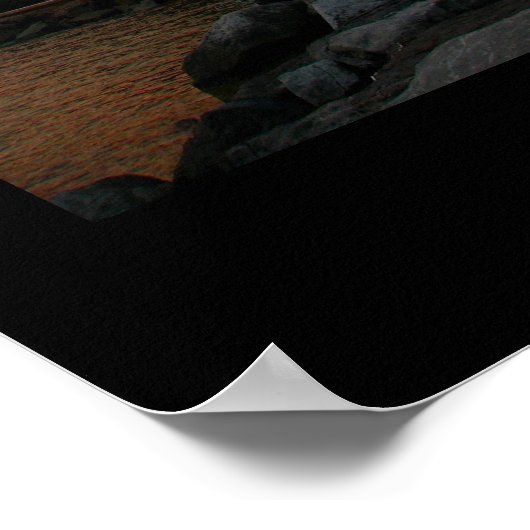 Cape Florida-Leuchtturm Poster (Ecke)