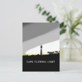 Cape Florida Leuchtturm Poster Postkarte (Stehend Vorderseite)