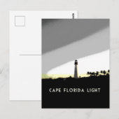 Cape Florida Leuchtturm Poster Postkarte (Vorne/Hinten)