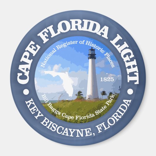 Cape Florida Light Magnet (Vorne)