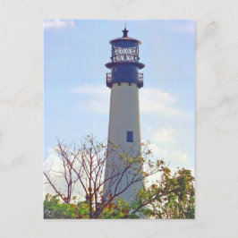 CAPE FLORIDA LIGHT POSTCARD POSTKARTE