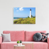 Cape Florida Lighthouse Canvas Print Leinwanddruck (Insitu (Wohnzimmer))