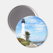 Cape Florida Lighthouse Magnet (Vorderseite/Rückseite)