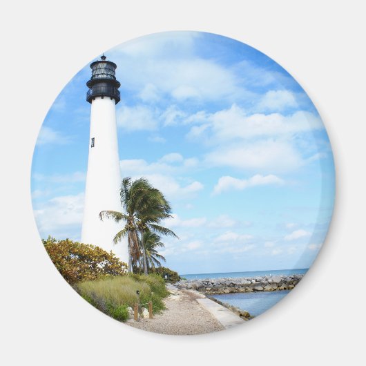 Cape Florida Lighthouse Magnet (Vorne)