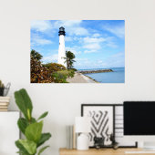 Cape Florida Lighthouse Poster (Heimbüro)