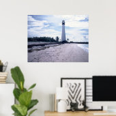 Cape Florida Lighthouse Poster (Heimbüro)
