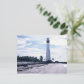 Cape Florida Lighthouse Postkarte (Stehend Vorderseite)