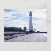 Cape Florida Lighthouse Postkarte (Vorderseite)