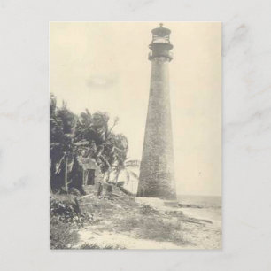 Cape Florida Lighthouse Postkarte