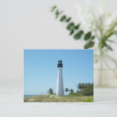 Cape Florida Lighthouse Postkarte (Stehend Vorderseite)