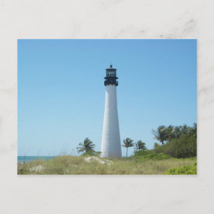 Cape Florida Lighthouse Postkarte